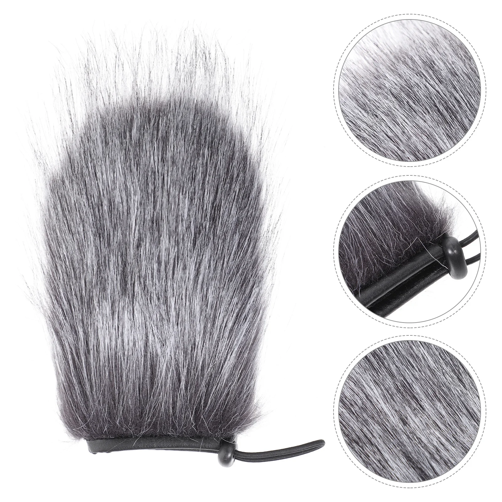 الزجاج الأمامي إفشل 12 سنتيمتر فو ميكروفون غطاء الرياح تسجيل في الهواء الطلق مكافحة الرياح الضوضاء قابل للغسل قابلة لإعادة الاستخدام هيئة التصنيع العسكري ملحق