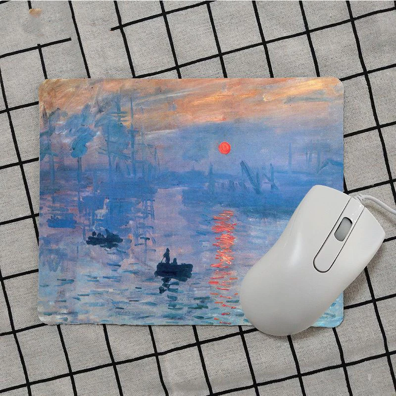 Top Quality Claude Monet Art Diy Design Pattern Game Mousepad Top Selling Wholesale Gaming Pad Mouse