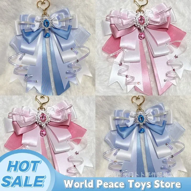 

Double Layer Bow Pendant Versatile Ribbon Anime Itabag Diy Pendant Bag Lolita Two-Dimensions Itabag Jewelry Gift For Friends