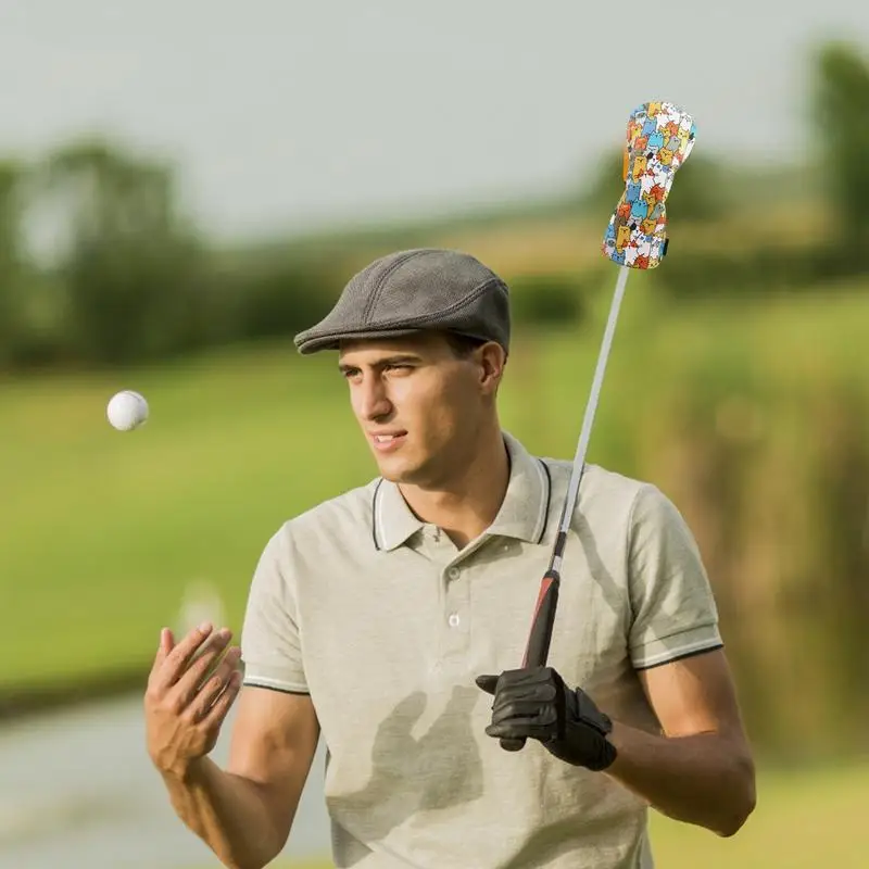 

Funny Golf Head Covers Cartoon Cat Driver Headcover Waterproof & Functional Golf Club Covers Golf Accessories For Men And Women