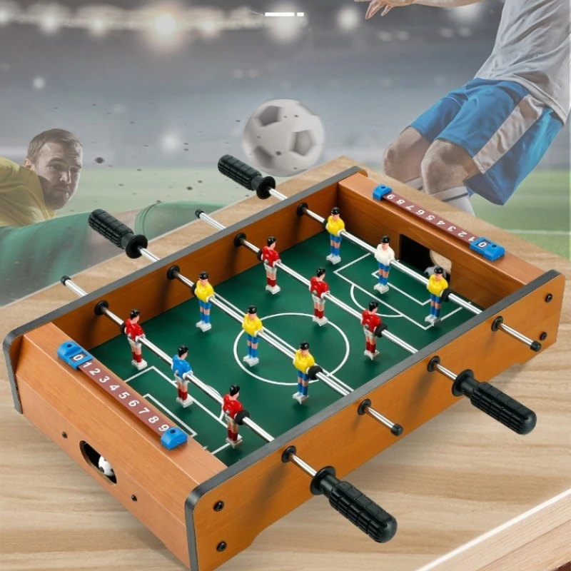 

Small Football Table Games Foosball Soccer Board Mini Balle Baby Foot Ball Desk Interaction Toy Kid Player Gift Easy To Store