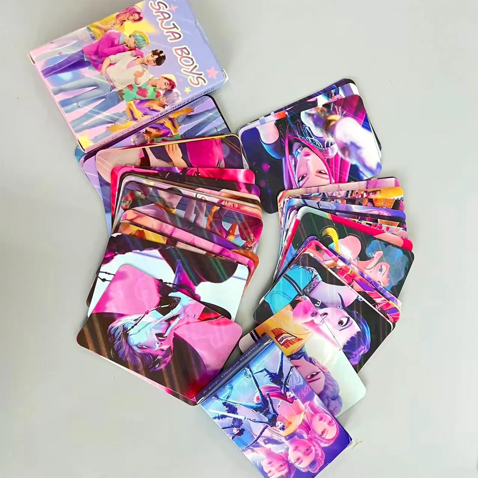 مجموعة بطاقات صور K-POP Demon Hunter هدايا تذكارية للمروحة-Rumi وZoey وMina بطاقات فنية، أولاد ساجا، هدية حفلة هنتر لعشاقهم، Kpop