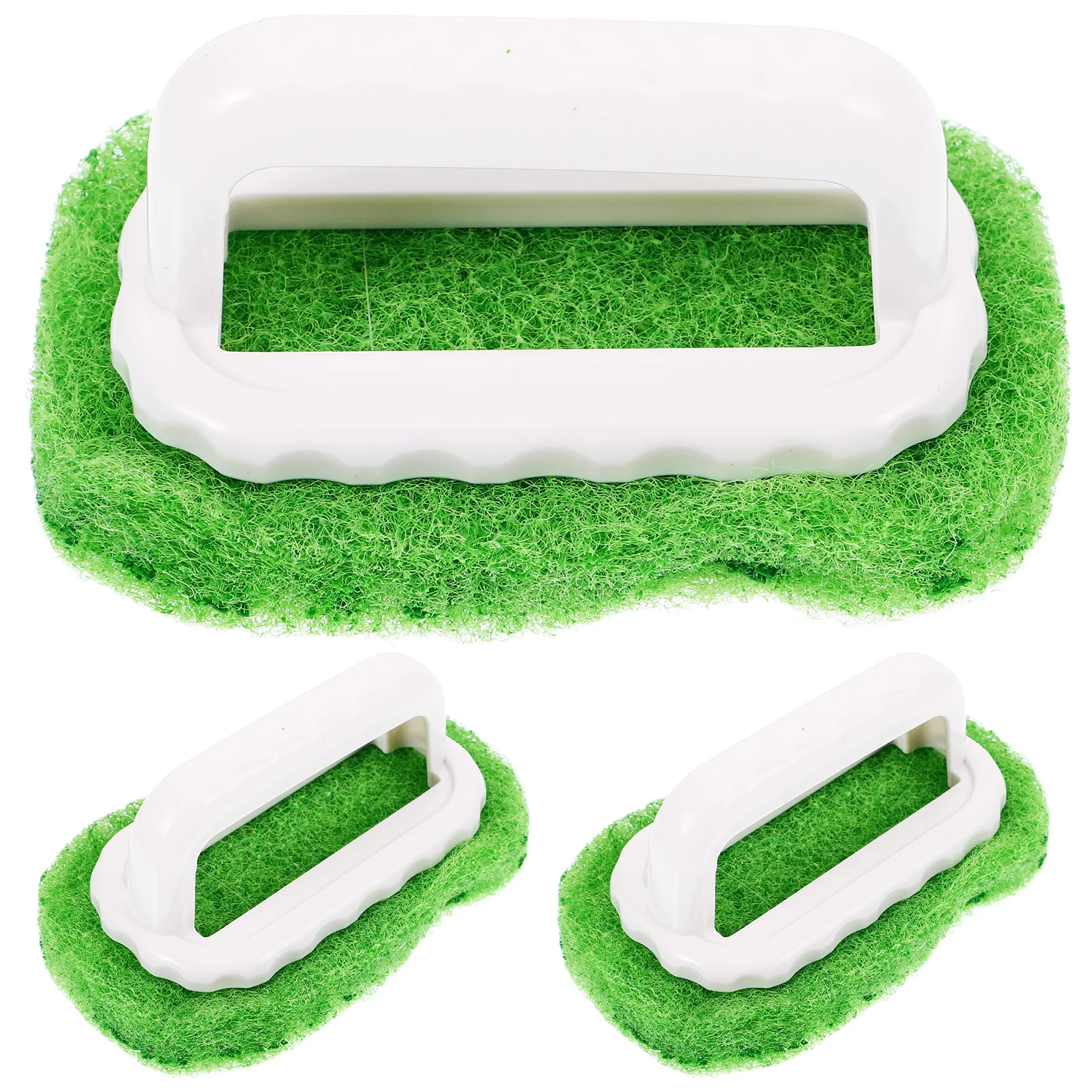 

3Pcs Screen Printing Scrub Pad Cleaning Brush Sturdy Handle Ink Remover Compact Lightweight Screen Cleaner Ink Pad