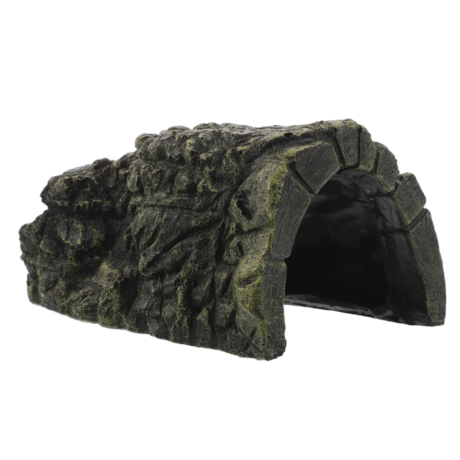 

Reptile Hideout Habitat Decor Resin Basking Platform For Turtle Snake Lizard Amphibian Fish Shrimp Spider Small Animals