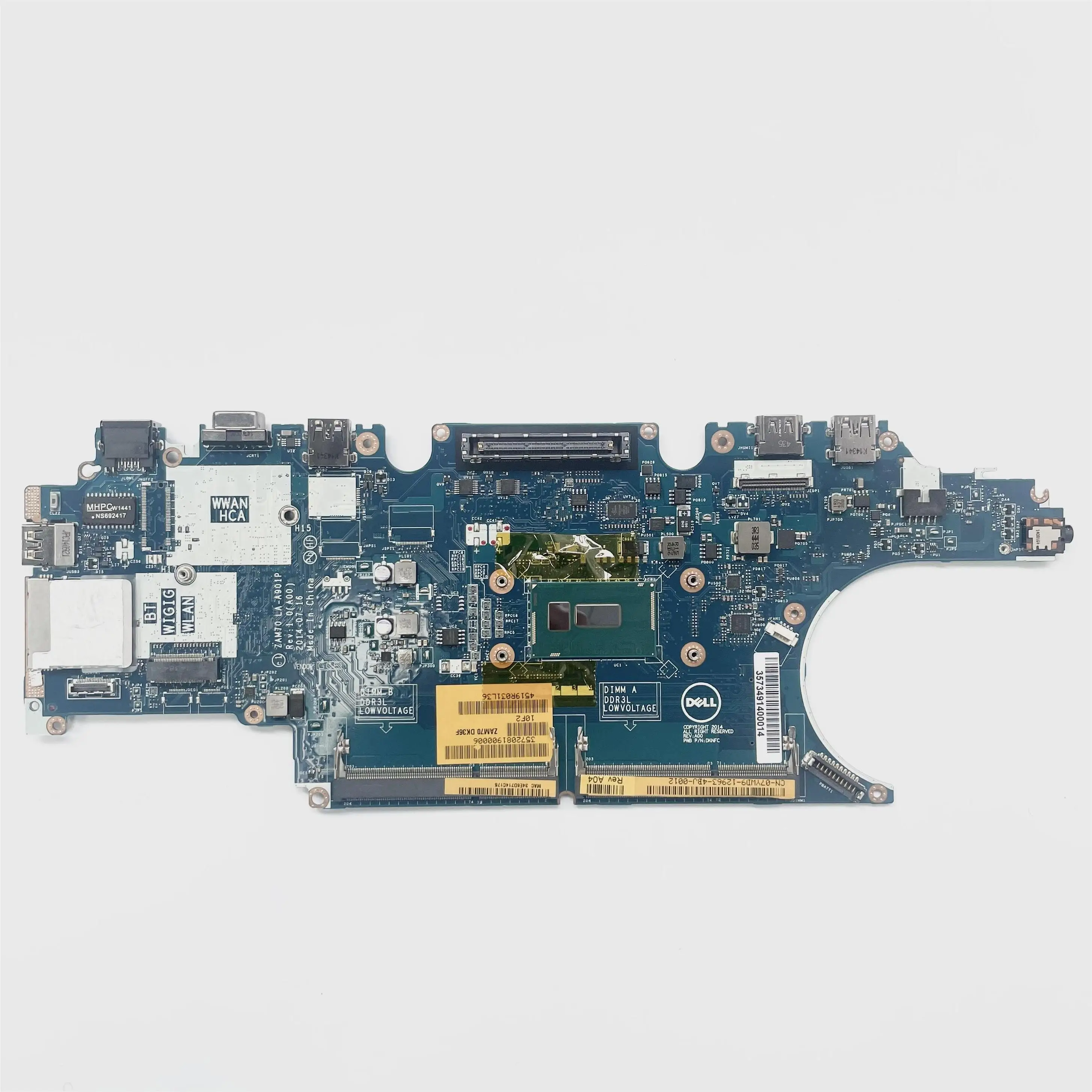 Imagem -02 - Placa-mãe do Portátil para Dell Latitude La-a901p 100 Totalmente Testado E5450 5450 Cn0x4vxx 0x4vxx 00j6v1 0c7k68 07ywd9 0x7y92