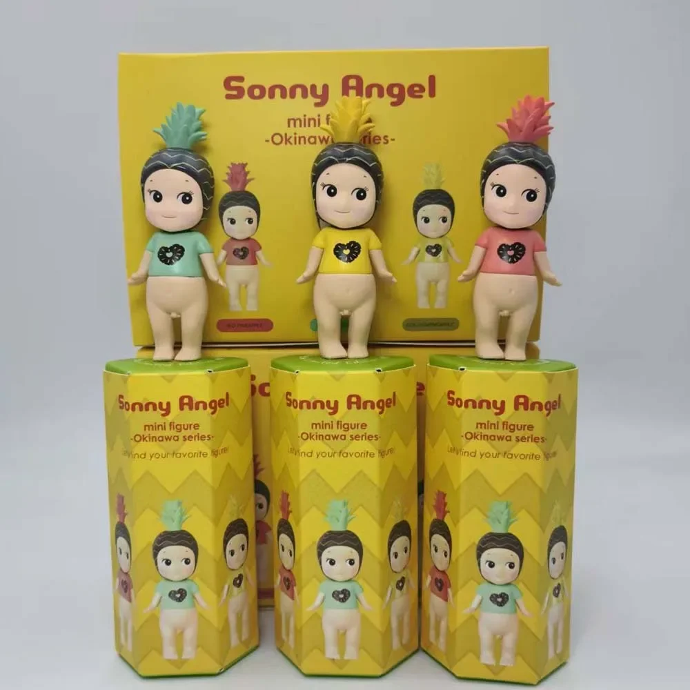

Sonny Angel Okinawa Pineapple Series Surprise Blind Box Toy Gift Trendy Toy Figurine Desktop Case Ornaments Cute Gift