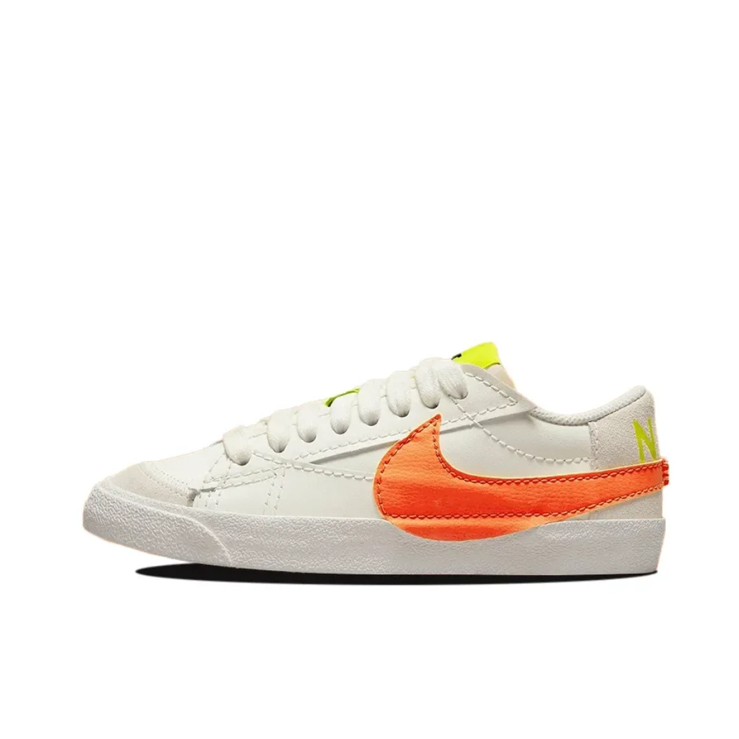 Nike Blazer 77 Jumbo Men's and Women's Sneakers Comfortable Breathable Board Shoes Cushioning Wear Shoes Energetic Orange