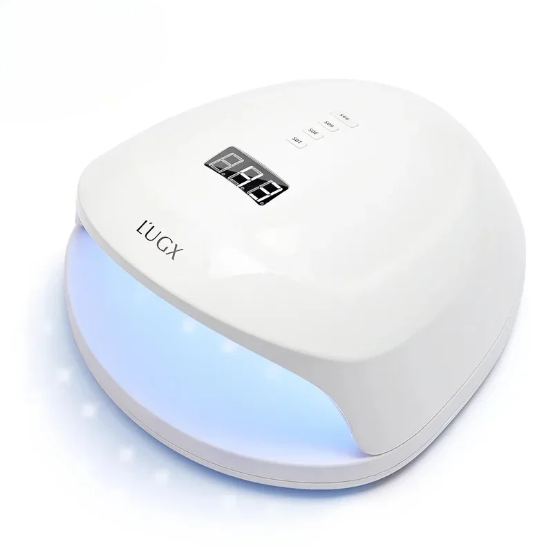LUGX 60w Double Light Uv Curing Lamp Machine Portable Wireless Nail Dryer Cordless Rechargeable Uv Led Light Lamp For Nail