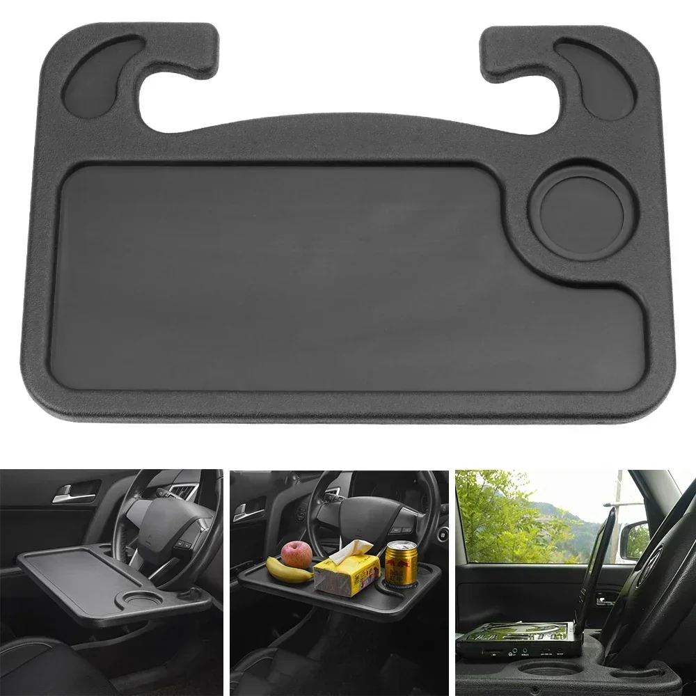 

Car Steering Wheel Table Portable Dining Table Steering Wheel Mount Automobile Laptop Computer Stand Car Interior Accessories