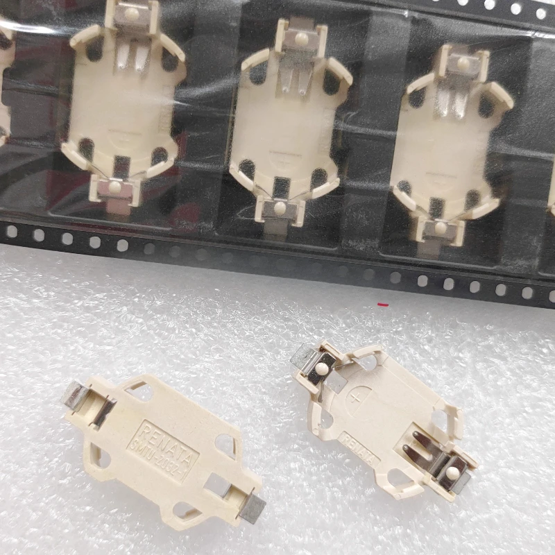 

5 шт./лот RENATA SMTU-2032-1 SMTU2032-LF.TR держатель батареи держатели батарей, защелки контакты SFC MNT CR2032