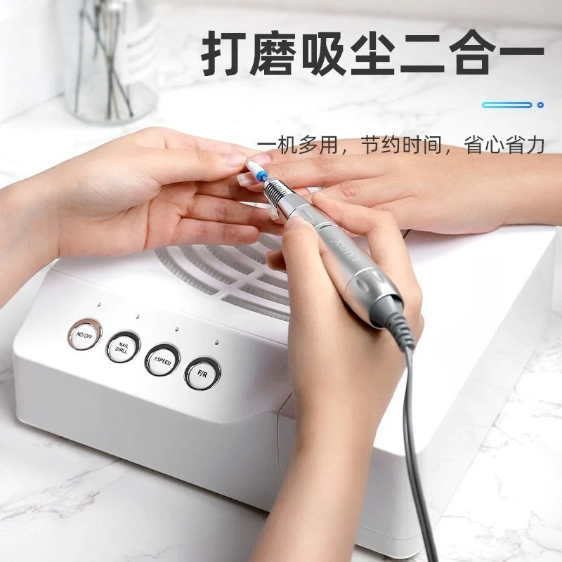 Two-in-one multi-functional manicure machine nail grinder for integrated nail salon