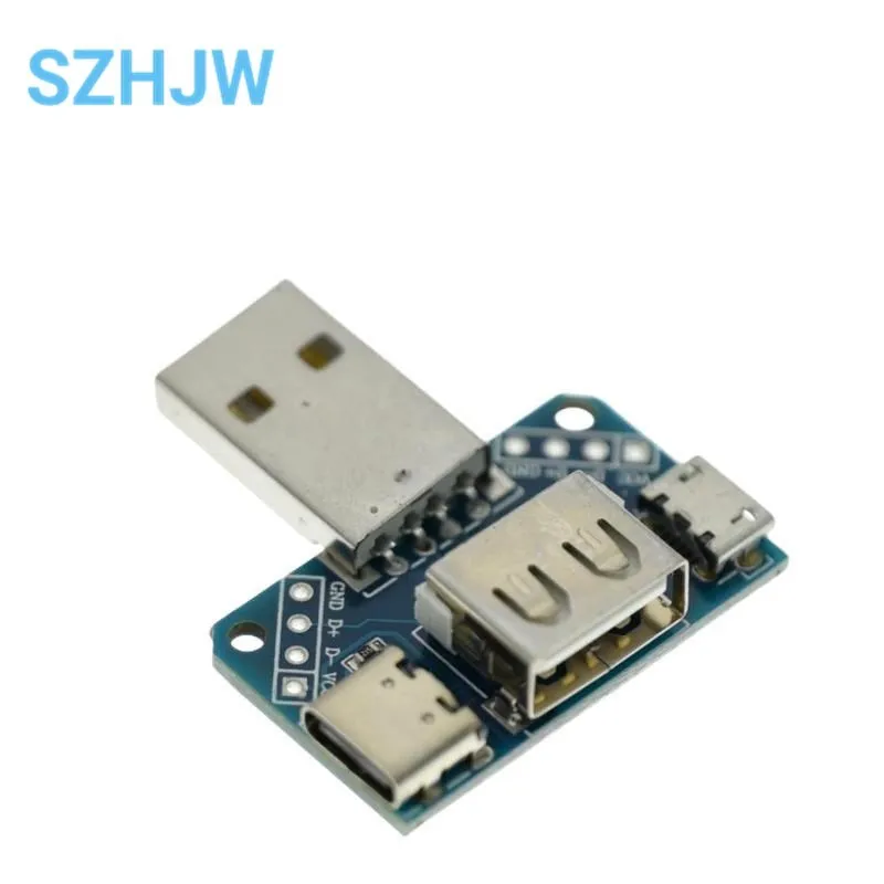 Złącze USB do Micro USB żeńskie USB 2.54-4P płyta testowa XY-USB4 płyta adaptera USB