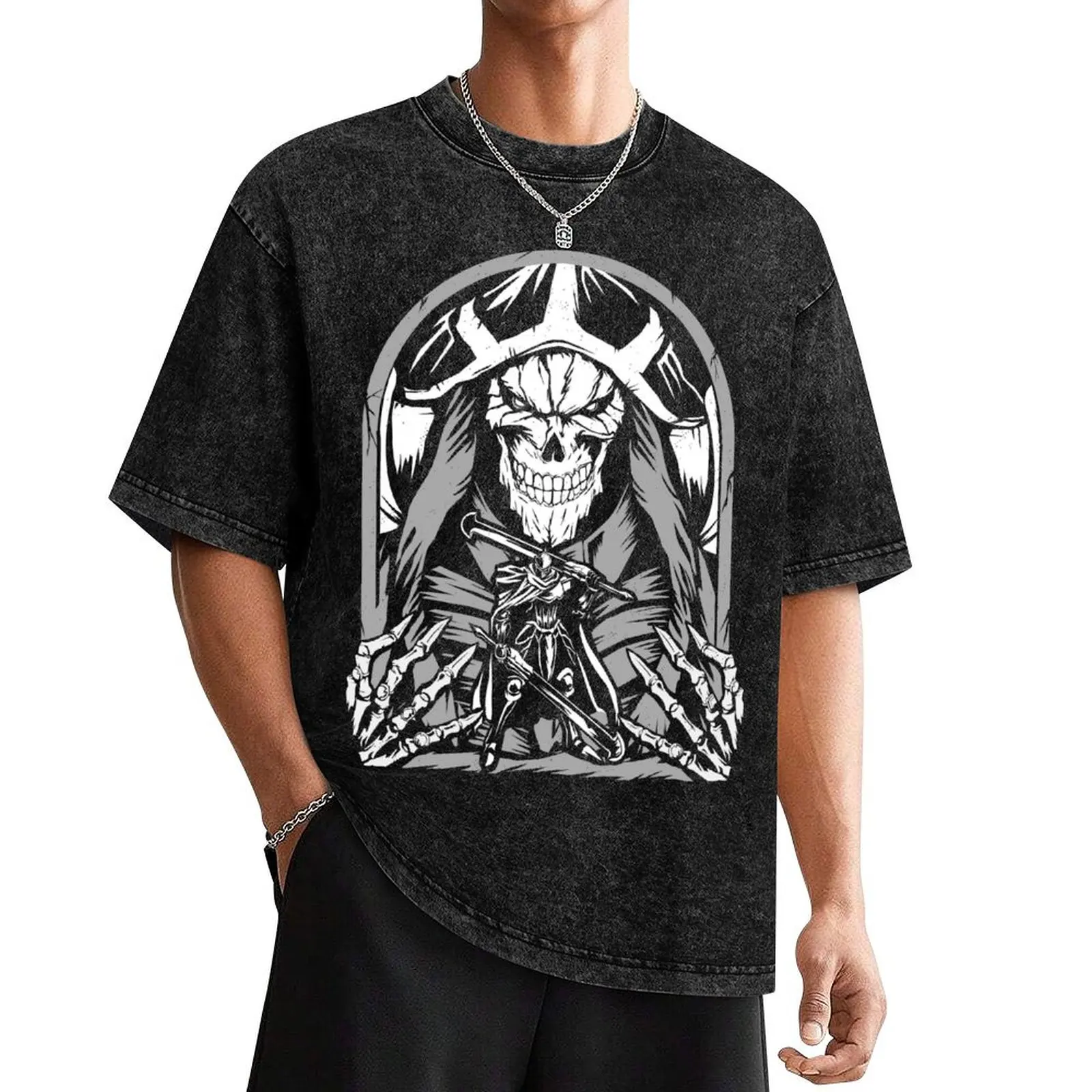 

Overlord T-Shirt sublime anime for a boy luxury designer black t shirts for men