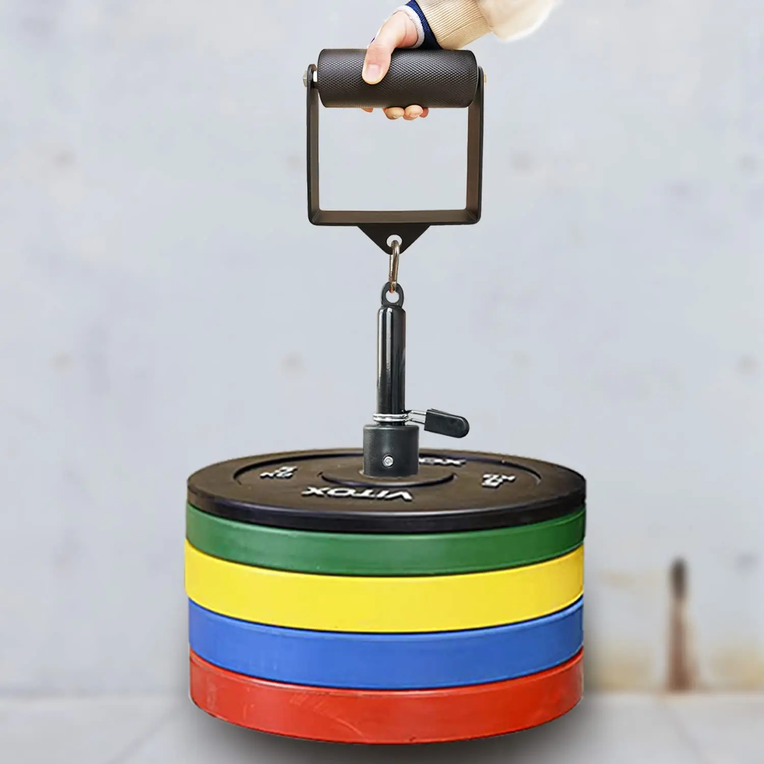 Poignée de machine à câble à poulie en forme de D pour salle de sport à domicile, accessoire de fitness, bras de lutte, entraînement, Deadlift, 4
