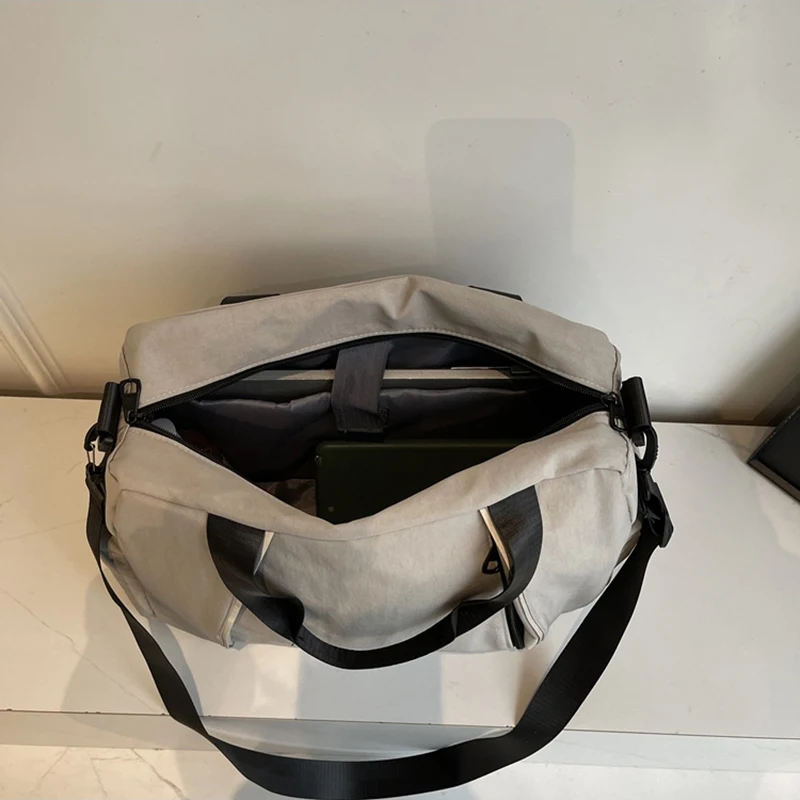 Bolso bandolera táctico lona – Compartimento húmedo-seco - imagen 3