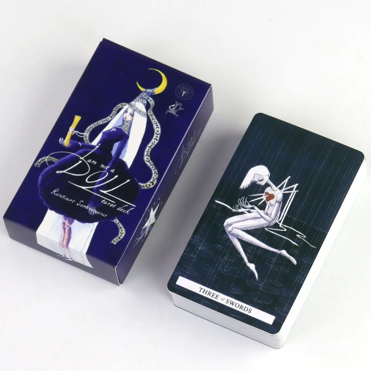 I Am Not A Doll Tarot 10.3*6cm - 79 Pcs Puppet Inspired Whimsical Art Cards