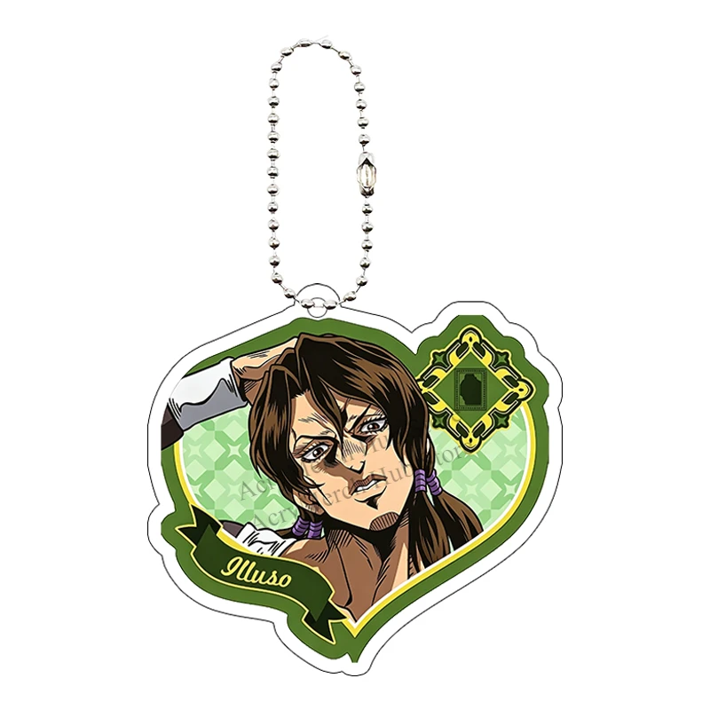Doppio Giorno Risotto JOJO Anime Cartoon Acryl Trendiger Anhänger Rucksack-Dekoration Schmuck Doujin Schlüsselanhänger Geschenk – Detail 17