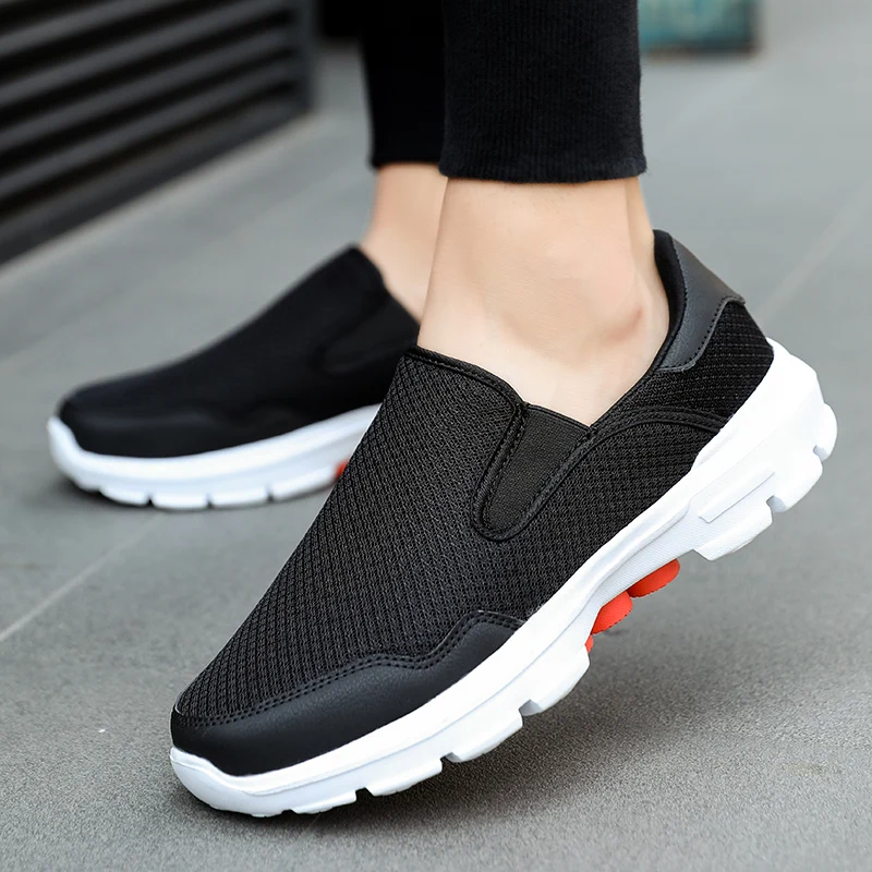 YISHEN Casual Shoes Men\'s Sneakers Breathable Running Shoes Unisex Comfortable Classic Slip On Couple Sneakers Tenis Masculino