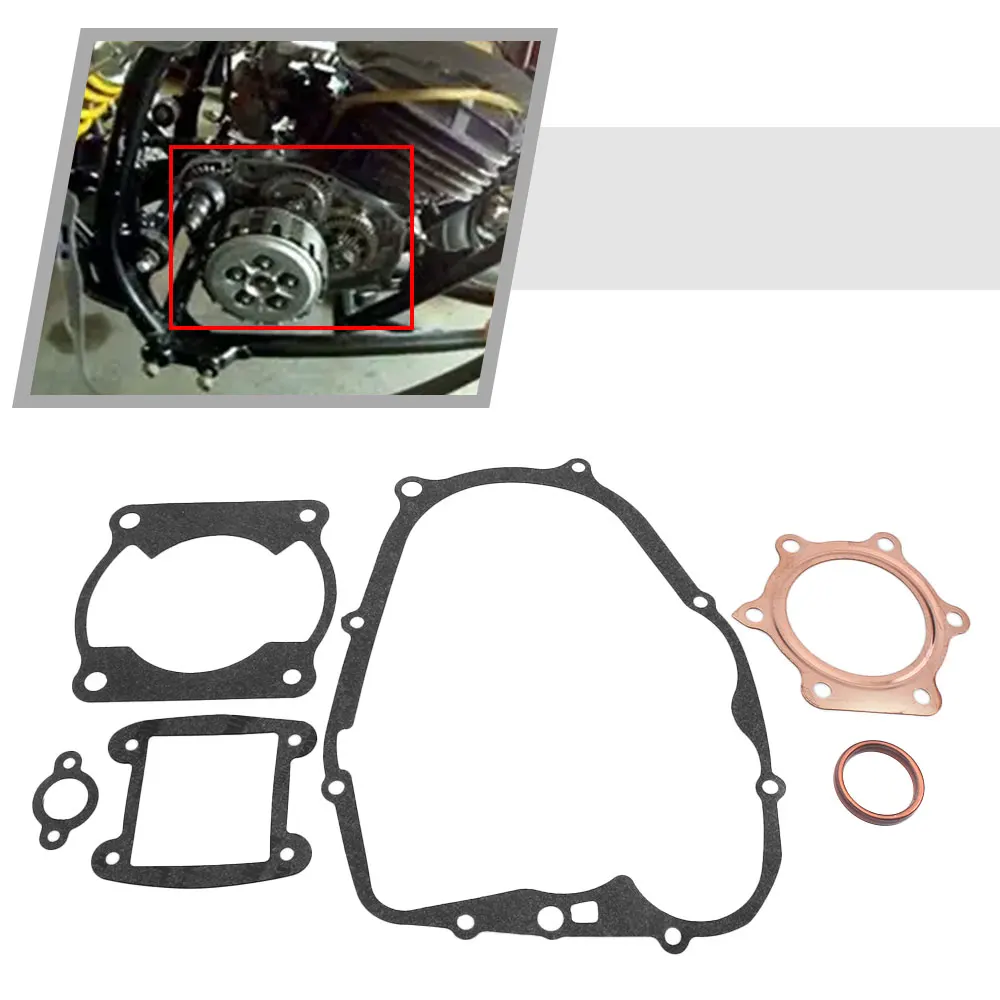 Motorcycle Engine Cover Gasket Kit Cylinder Gaskets For Yamaha Blaster 200 YFS200 1988-2006 Accessories