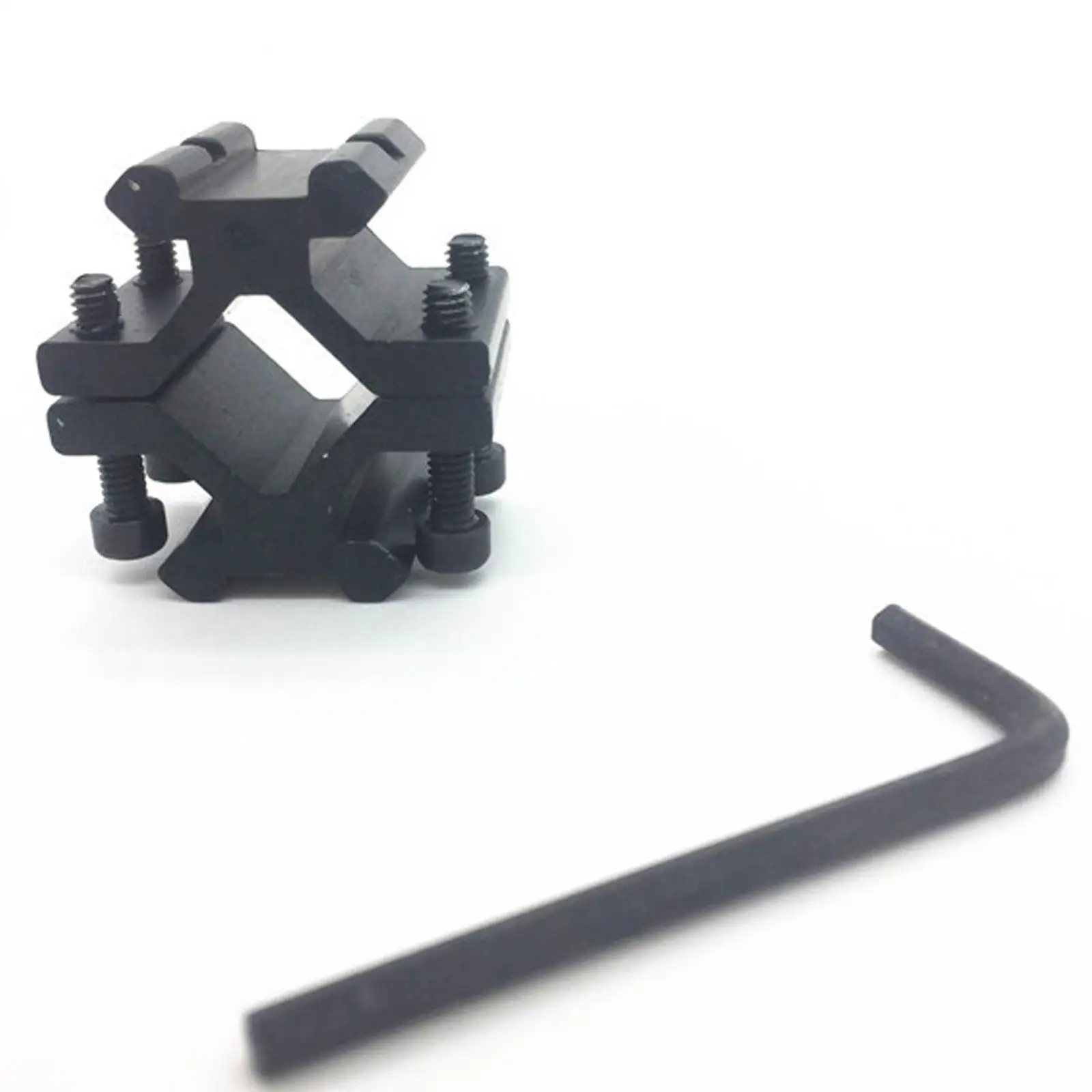 Tactical Adjustable Universal Rail 20mm Picatinny Rail Barrel Mount Adapter for Scope Rifle Flashlight Shotgun Converter