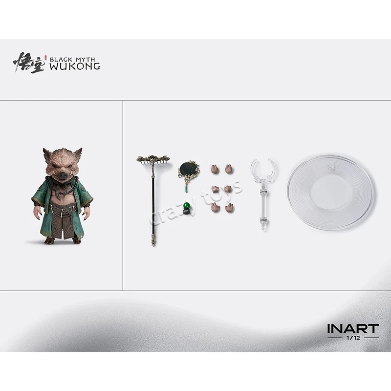 

【In Stock】Original INART Black Myth: Wukong Zhu Bajie 1/12 Scale Collectible Action Figure Model Toy Gift