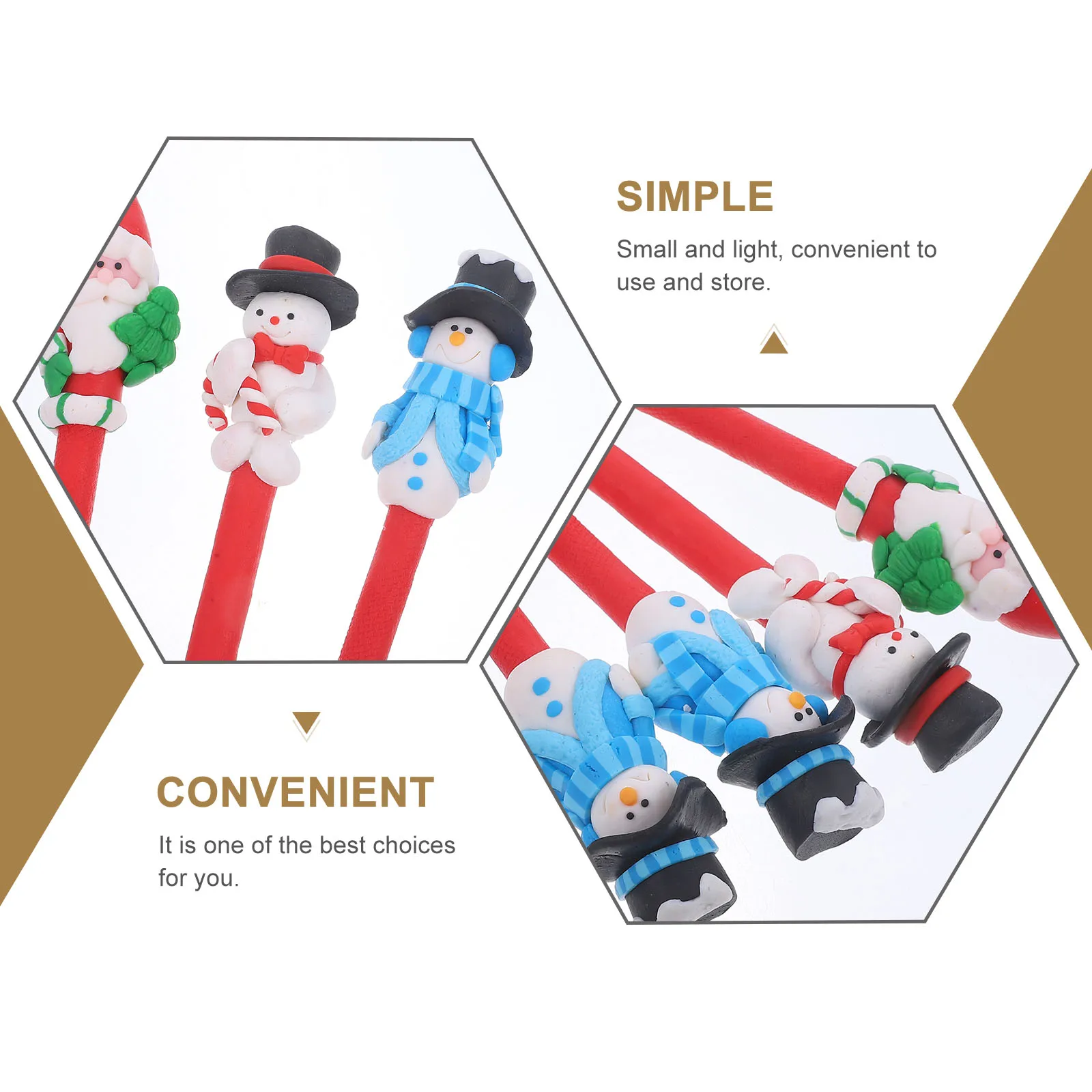 

4 Pcs Christmas Gift Ink Pens Colors for Journaling Writing Coloured Chritmas Universal Student