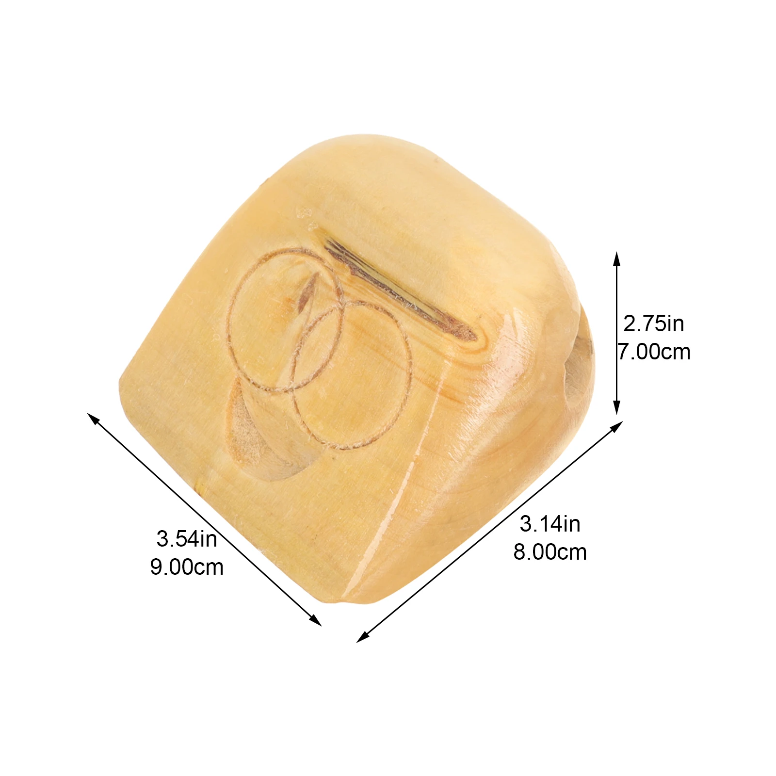 Pequeño instrumento de pescado de madera para niños, juguetes musicales, juguete de percusión, bloque, juguete educativo, pulido de Material de madera de larga duración