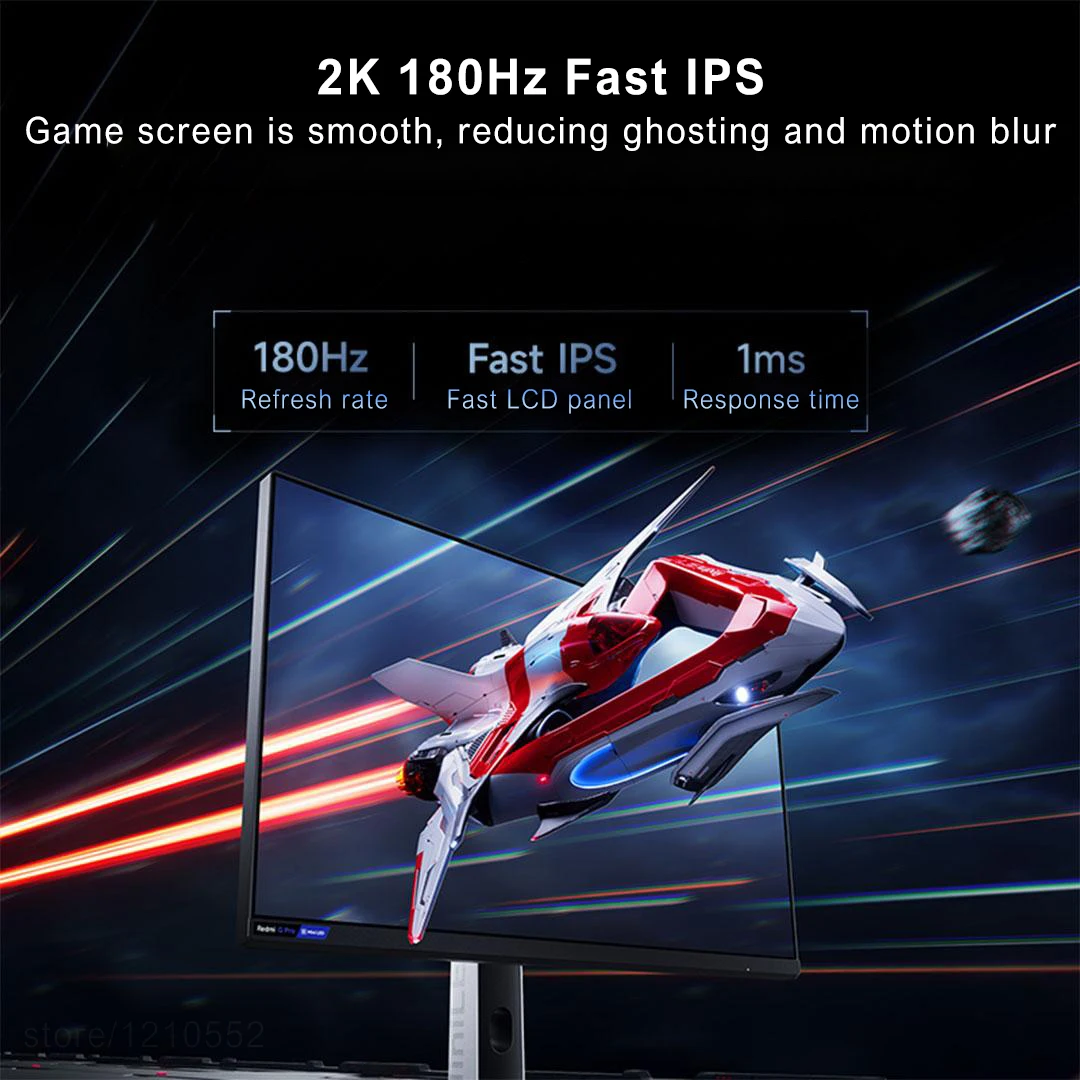 Xiaomi Redmi Monitor G Pro 27 Gaming Fast IPS Mini LED 2K 180Hz Refresh Rate 1ms Response Time HDR1000 Multifunctional Bracket