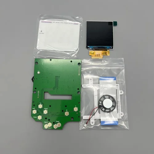 Imagen 2 del producto Kits de pantalla LCD GB DMG de 2,45 pulgadas para Gameboy IPS pantalla de alto brillo de tamaño Original para pantalla de juegos GB DMG IPS sin necesidad de corte