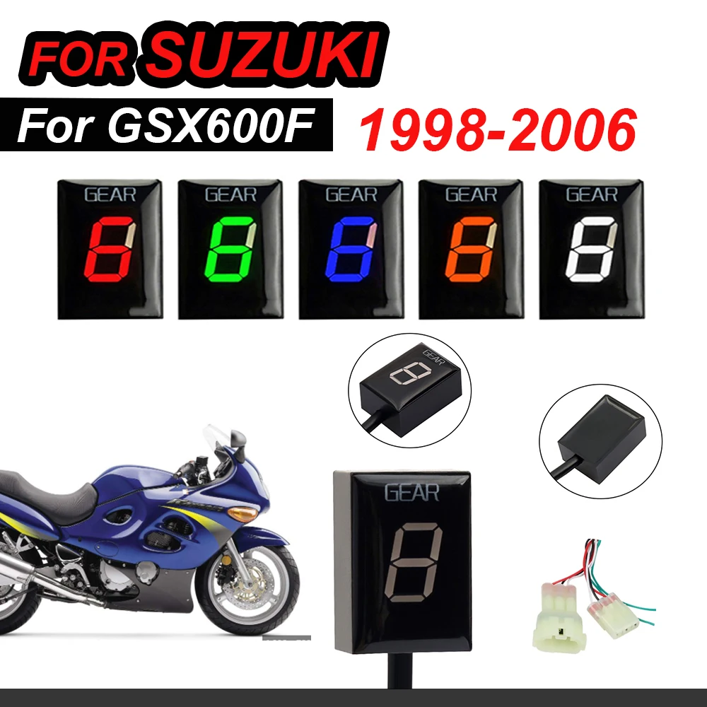 Motorcycle Accessories For Suzuki GSX600F GSX 600F GSX 600 F  Katana 1998-2006 LED 1-6 Gear  Indicator Speed Instrument Meter