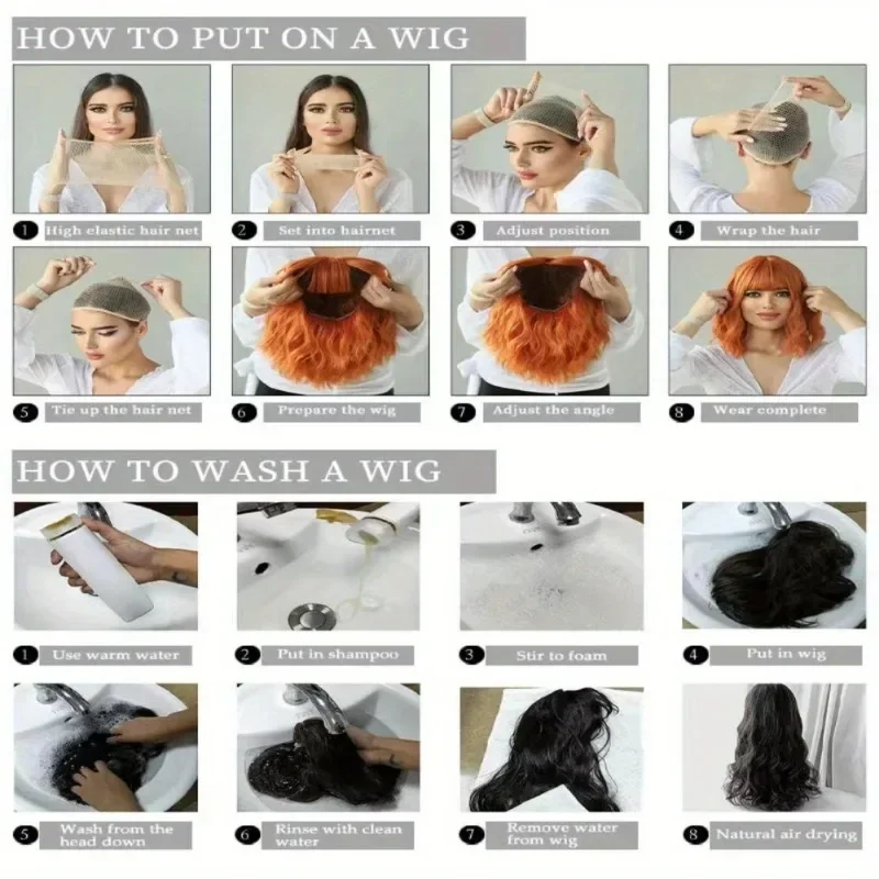 أوروبا وأمريكا سيدة كبيرة موجة الشعر الطويل امرأة الملابس اليومية مباراة الموضة نمط طويل شعر مستعار مأدبة فستان طويل مجعد الشعر