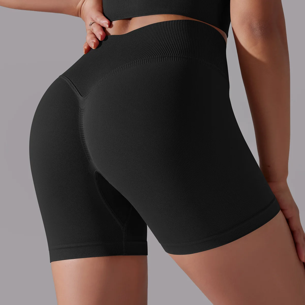 New Seamless Shorts for Women Yoga Shorts Push Up Booty Workout Gym Shorts Fitness High Waist Sports Short Women Clothing