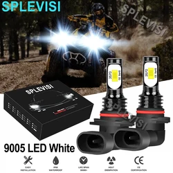 2x70w 6000k branco puro led farol lâmpadas kit para can-am renegado 1000 800 800r 650 500