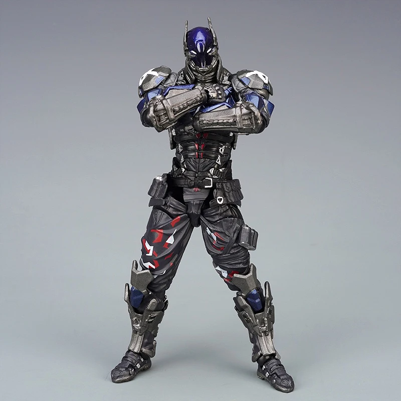 Figura Arkham Knight, ornamentos colecionáveis para bonecas, estatueta Bruce Wayne, brinquedos modelo, móveis, PVC, INCRÍVEL, 024 #, 17cm