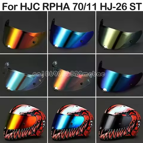 HJ-26 Helmet Visor Lens for HJC RPHA 11 &amp; RPHA 70 Casco Moto Windshield HJ-26ST Capacete De Moto Shield Motorcycle Accessories