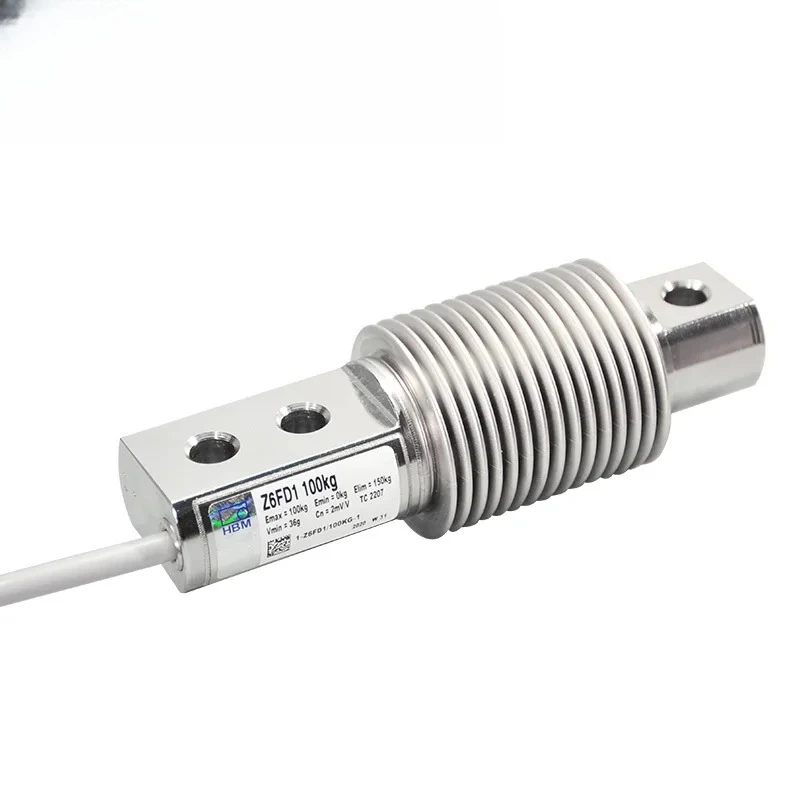 Z6FD1 Stainless Steel Bellows Load Cells 30kg 50kg 100kg Force Sensors 0.02% Accuracy ISO9001 Certified