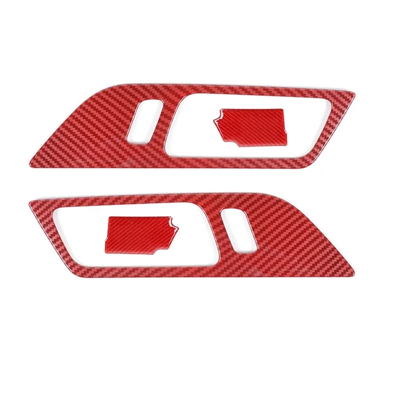

Pop New-Car Interior Door Handle Bowl Cover Trim Frame Interior Accessories For Ford Mustang 2015-2020