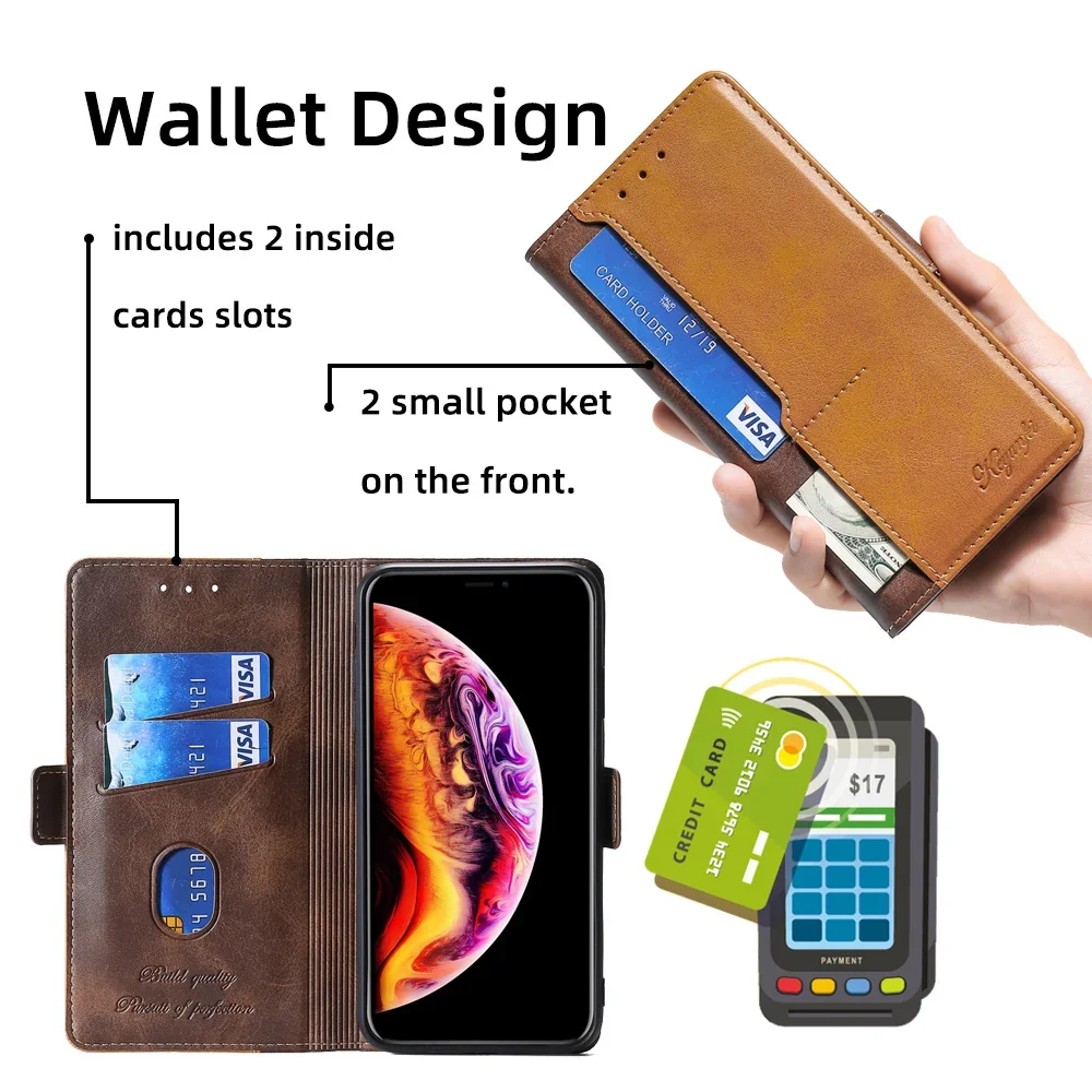 Flip Case for Samsung Galaxy S25 S24 S23 S22 S21 S20 FE Ultra Fan Edition S25 Edge S10 Plus Lite Leather Wallet Phone Book Cover