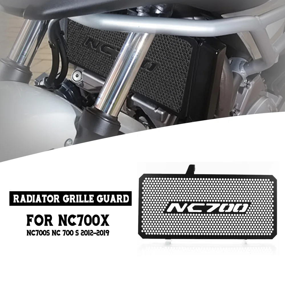 

NC700 S/X Accessories Radiator Grille Guard Cover Protection For Honda NC700X NC700S NC 700 S 2012-2019 Radiator Guard Protector