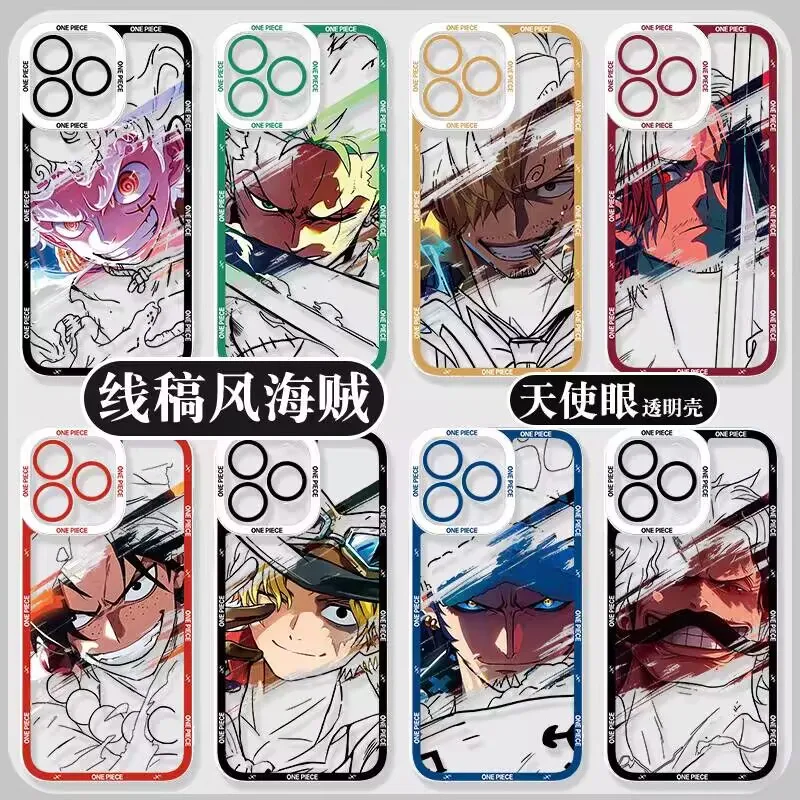 

Anime New O-Ones Pieces Luffys Phone Case for IPhone 17e 17 16e 16 15 14 13 12 11 Mini Air Pro Max Plus Clear Soft Back Cover