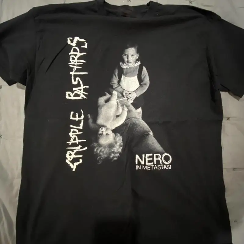 

Футболка Cripple Bastards Band, классическая хлопковая футболка всех размеров