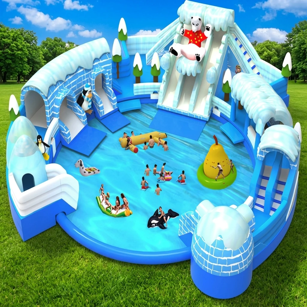 Giant Inflatable Water Park Water Park Items/water Park Slide for Sale