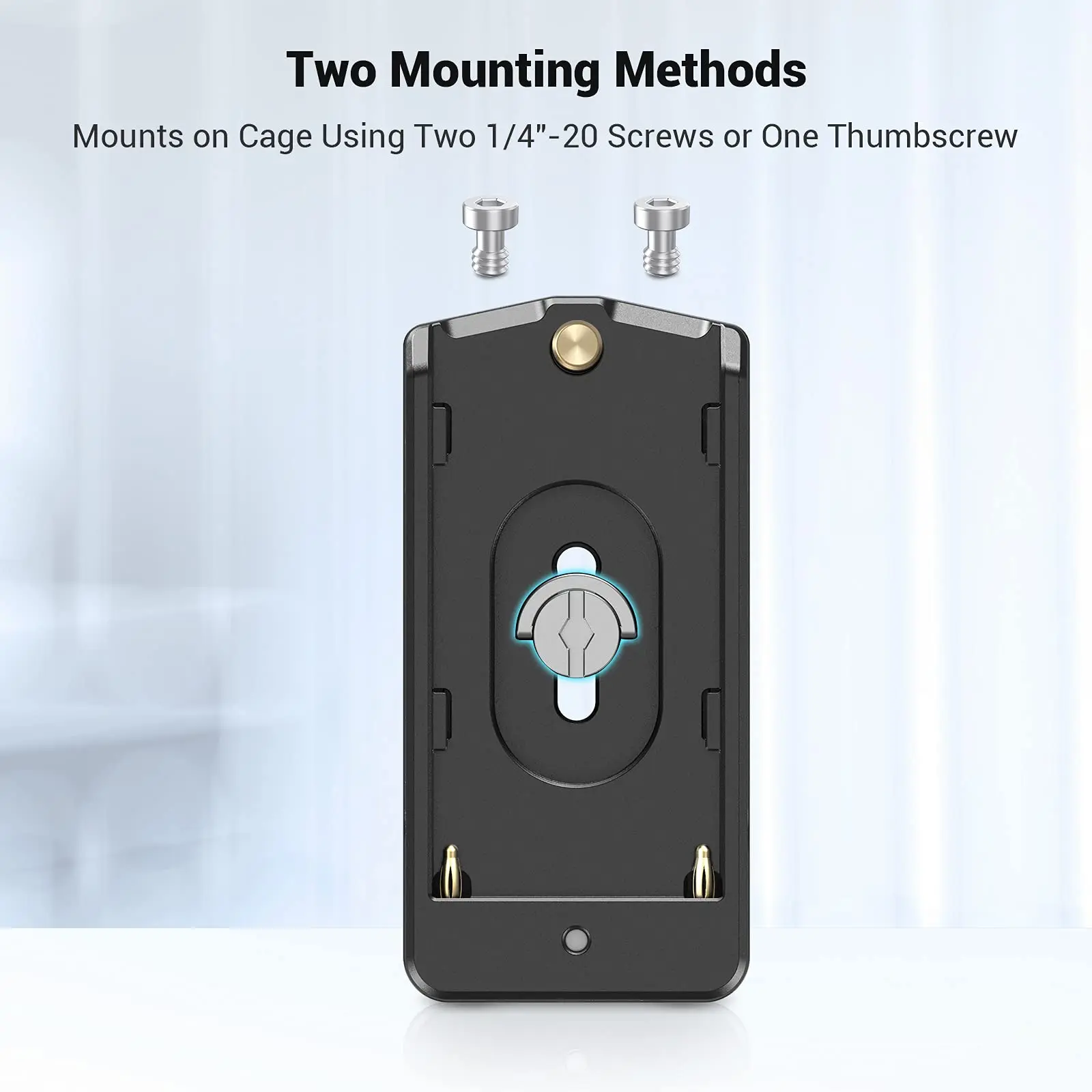 SmallRig NP-F Battery Adapter Plate Lite for Sony NP-F Battery, w/ 12V/7.4V Output Port, LED Low Battery Indicator - 3018