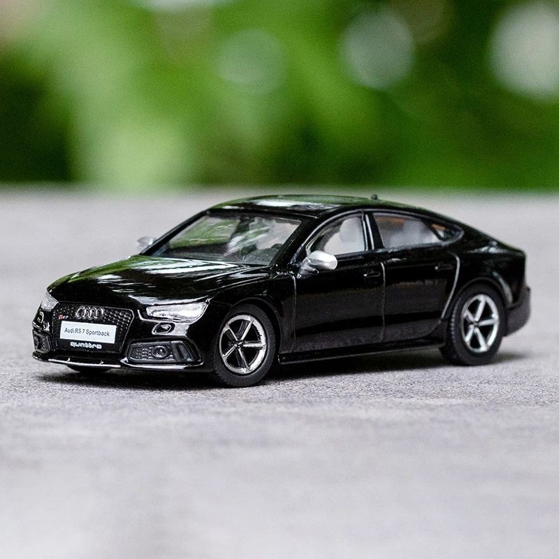 RS7 Sport Edition Car Model Toy, fundição de liga, alta simulação, decoração, brinquedos de coleção, escala 1: 64