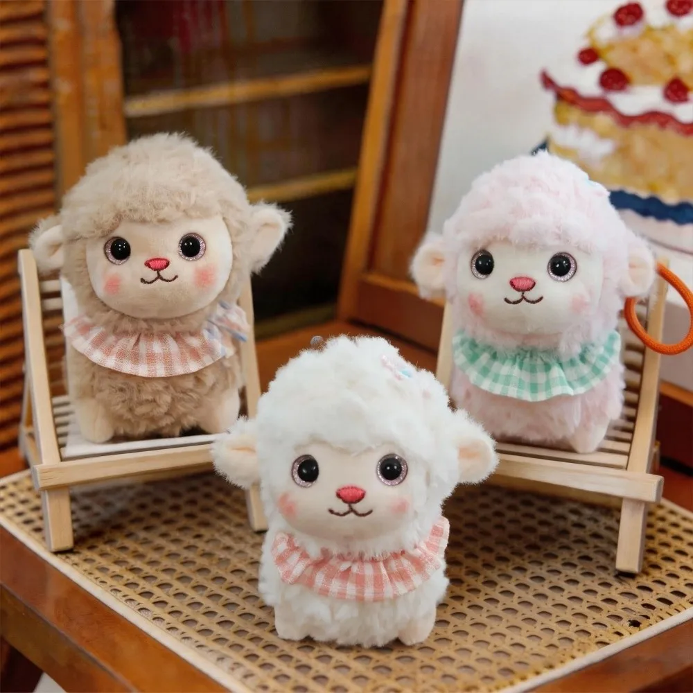 Unique Bag Hanging Sheep Keychain Ornaments Lamb New Year Sheep Charms Decorations Fluffy Lamb Pendant Backpack Decor