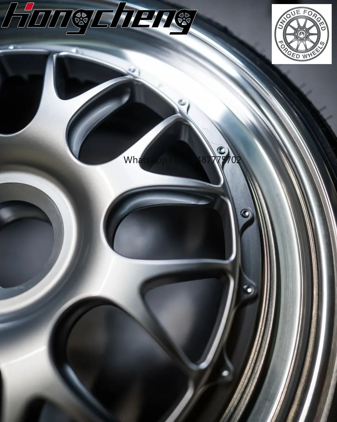 New style 2 Piece 17 18 19 20 21 22 24 Inch Design Bronze Finish High Performance 18-24 Inch Spokes Retrofit Upgrade