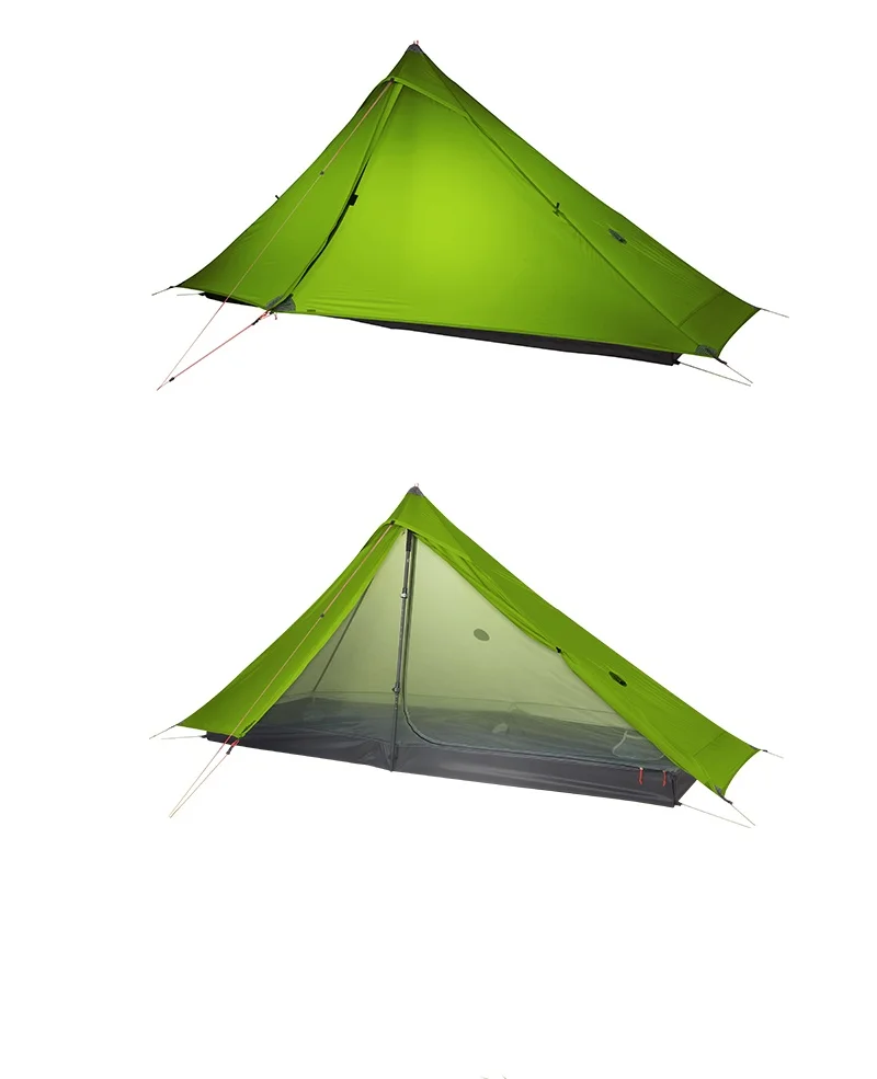 3F UL GEAR Lanshan 1Pro 2026 Zelt Outdoor Ultraleicht Camping Zelt 690g/1,52lb Silpoly Zelt T-zip Tür Wasserdicht Wandern Klettern – Detail 11