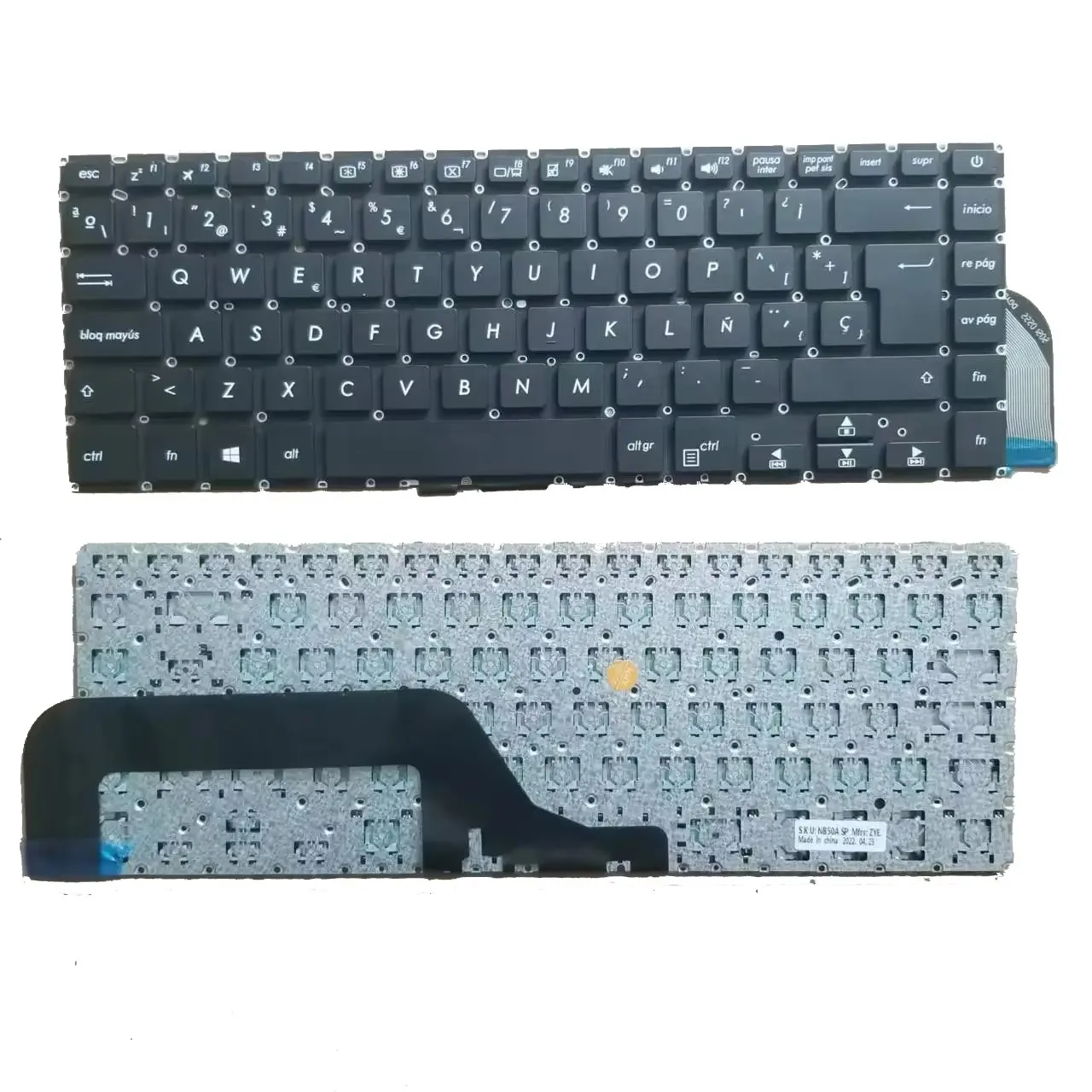 Keyboard for Asus VivoBook 15 X505 X505b X505Ba X505BP X505Z X505ZA R504Z K505 NSK-WK5SQ English Spanish US/SP layout