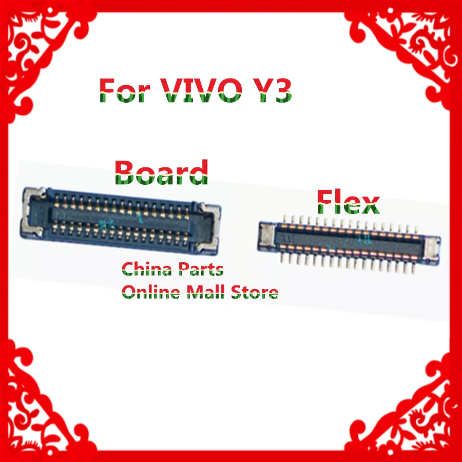 For VIVO Y3 display inline seat sub-charging tail socket motherboard LCD cable buckle