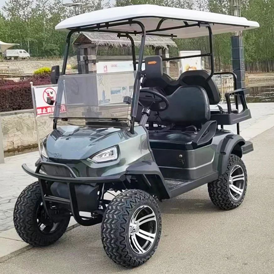 Factory price Customized luxury zone Electric Golf Cart club car 2 4 6 Seater street legal Golf buggy With lift seat